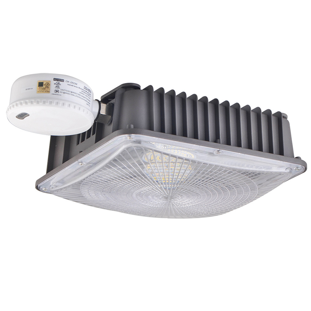 US Stock Motion Sensor Parking Garage Lighting Fixture 100W Led Gas Station Canopy Light IP65 Outdoor