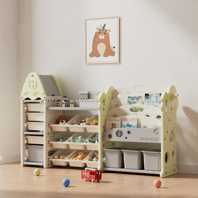 Children Bedroom Furniture Sets Toys Teen Baby Plastic Clothes Storage Organization Book Shelf Kids Toy Storage Cabinets