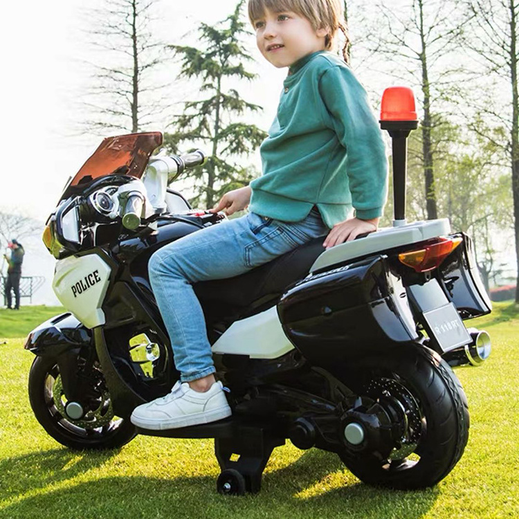 Hot Model Baby12V Children Ride On Police Motorbike  3 Wheel Kids Electric Toy Drive Ride On Motorcycle//