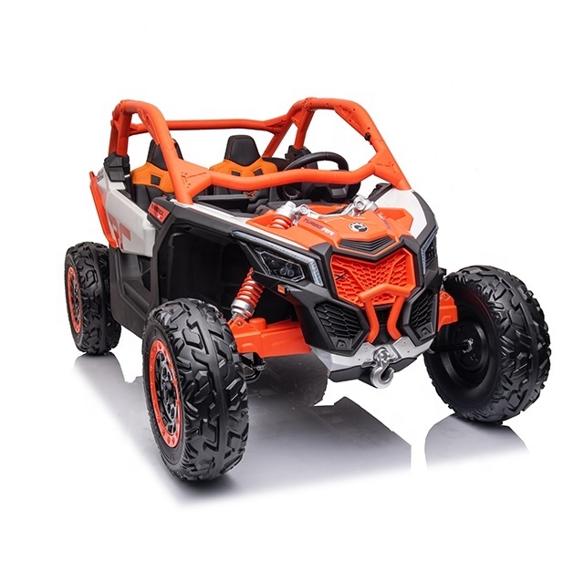 Licensed Can Am Marverick UTV 4x4 battery rechargeable toys electric ride on cars for kids 24v 2 seater