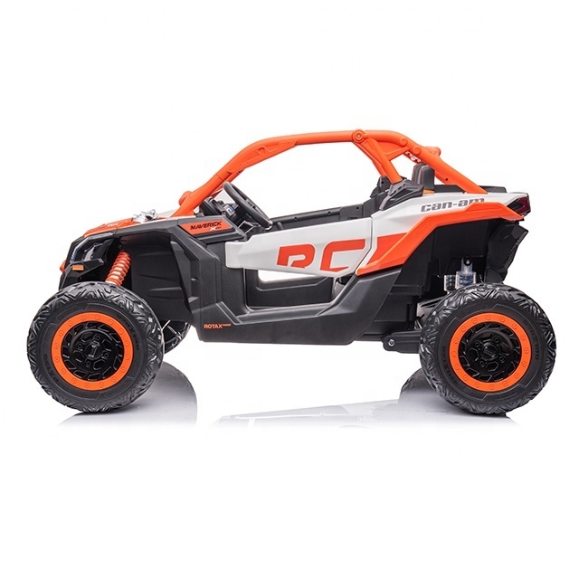 Licensed Can Am Marverick UTV 4x4 battery rechargeable toys electric ride on cars for kids 24v 2 seater