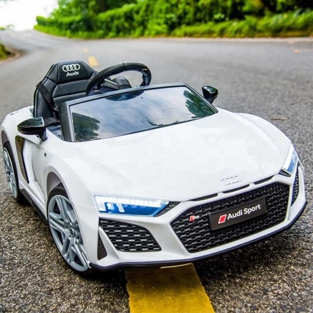 Factory Audi R8 Spyder Remote Control ride on car toys kids 12v licensed electric Kids Ride On Car