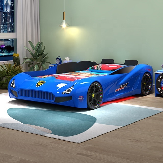 children car race bed for kids boy house bedroom furniture