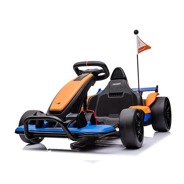 cool 2021 Licensed Mclaren go kart kids cars electric ride on 24v electric go kart for kids pedal