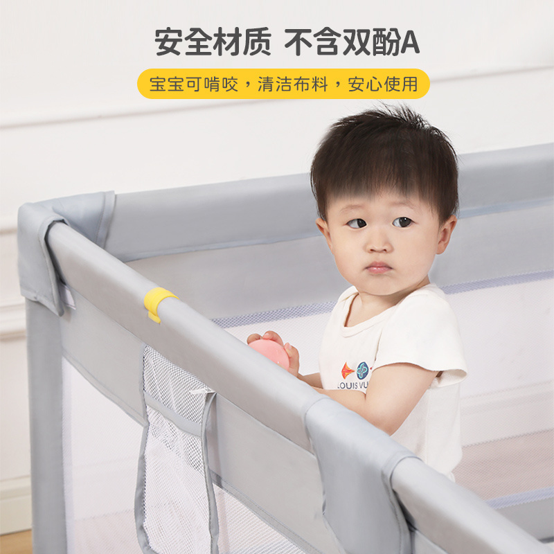 Large Square Safety Fence Portable Kids' Playpen Fences Indoor Play Pen Yard Foldable Baby Playpens For Baby And Toddlers