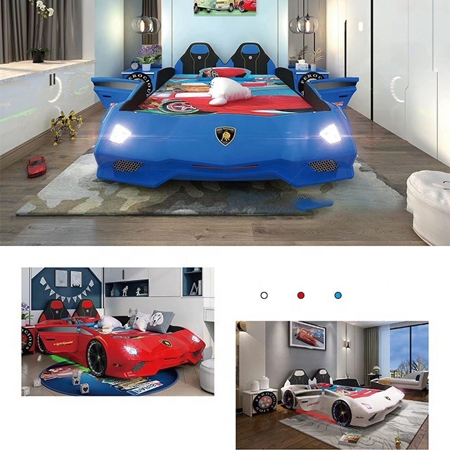 children kids' beds car race bed for kids boy bedroom furniture house