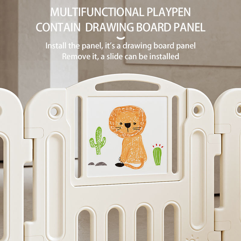 Luxury Baby Playpens Toddler Playyard Indoor Foldable Game Play Yard Safety Plastic Kids Baby Playpen Fence