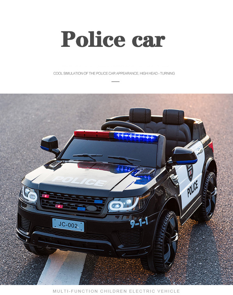 kids police ride on car  kids toys 2021 car electric toy cars for kids to drive