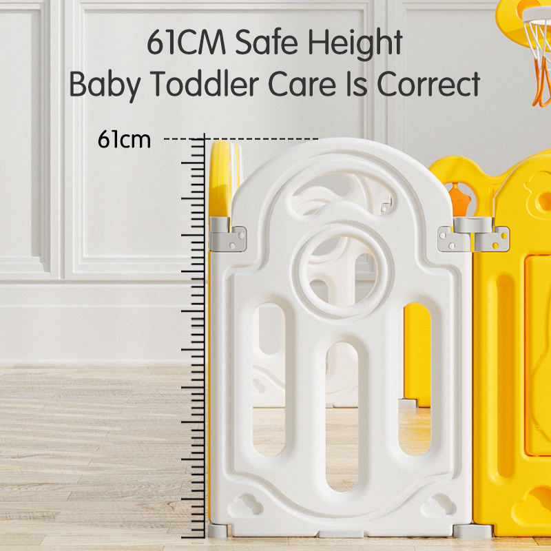 Luxury folding indoor play fence corrales para bebes safety plastic baby fence playpens for baby