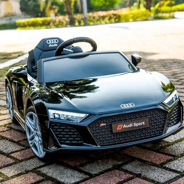 Factory Audi R8 Spyder Remote Control ride on car toys kids 12v licensed electric Kids Ride On Car