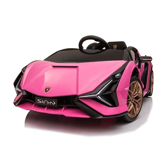 Licensed lamborghini ride on car rubber wheels cars for kids girls kids electric cars for 12 year old