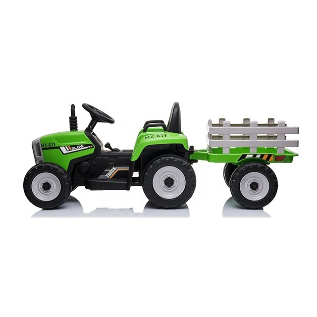 Kids pedal tractors ride on car electric tractor for kids ride with bucket kids ride on truck with trailer