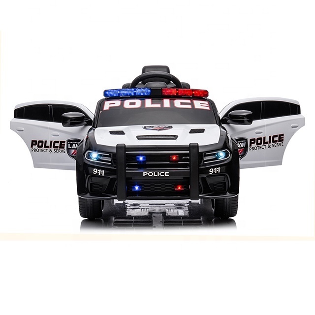 Licensed Dodge Police car children's ride on cars electric 12v battery for kids