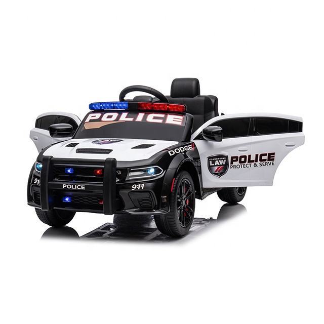 Licensed Dodge Police electric car kids ride on cars kids electric car 12v battery for kids