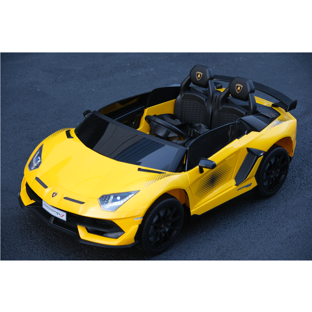 Licensed lamborghini kids car electric 24v 4 engine battery toy kid cars 24v electric remote control