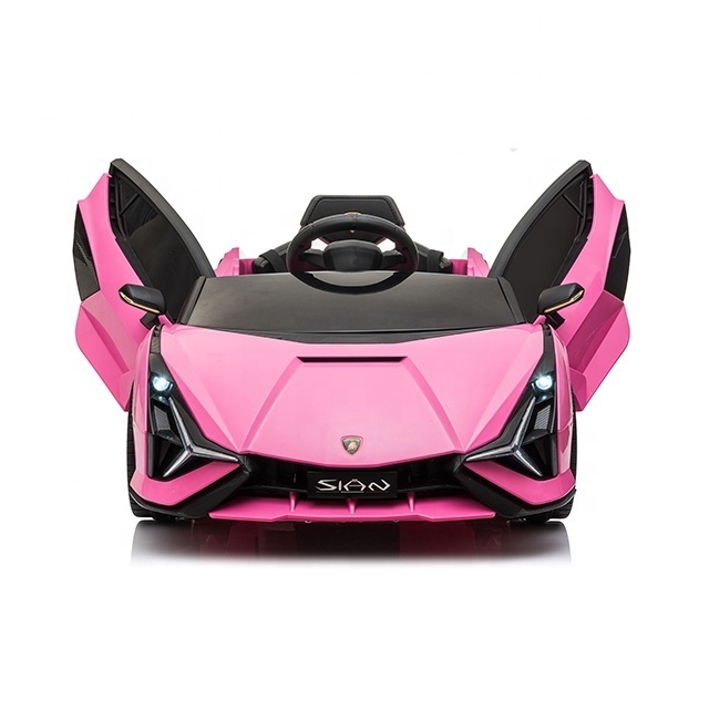 Licensed lamborghini ride on car rubber wheels cars for kids girls kids electric cars for 12 year old