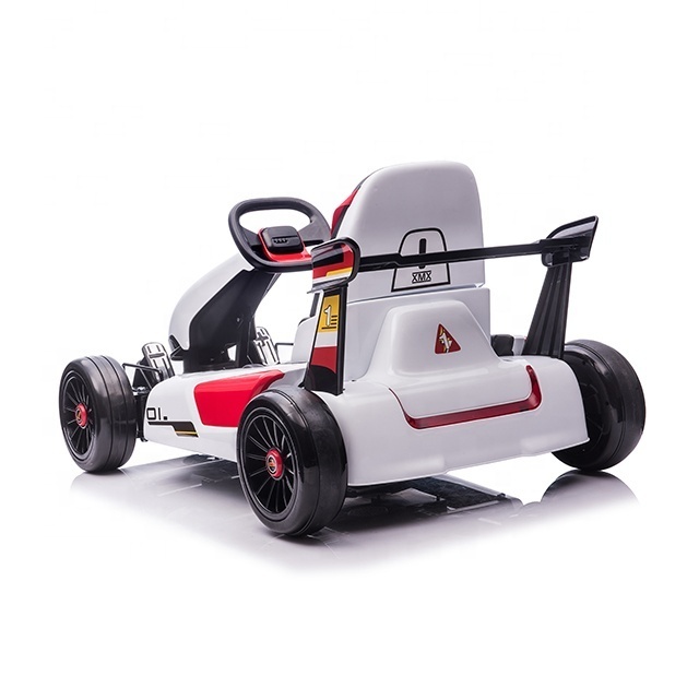 Pedal battery electric go kart for kids ride on car kids electric 24v 4x4