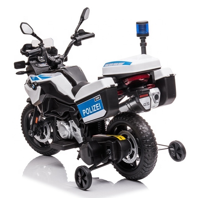 Licensed BMW F850 GS 12v children police cars kids motorcycle electric ride on car toy 2022