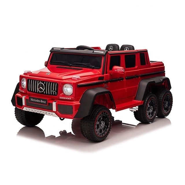 R/C Licensed Mercedes Benz G63 kids electric car 6X6 wheels ride on car big 12v electric cars for children