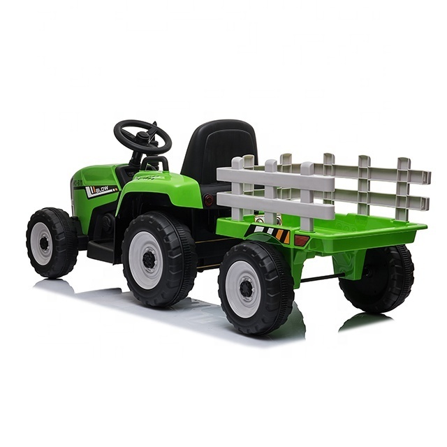 Kids pedal tractors ride on car electric tractor for kids ride with bucket kids ride on truck with trailer