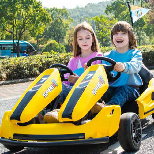 2023 go kart oversized ride on car for kids 2 seater kids car electric 48v 4 engine battery