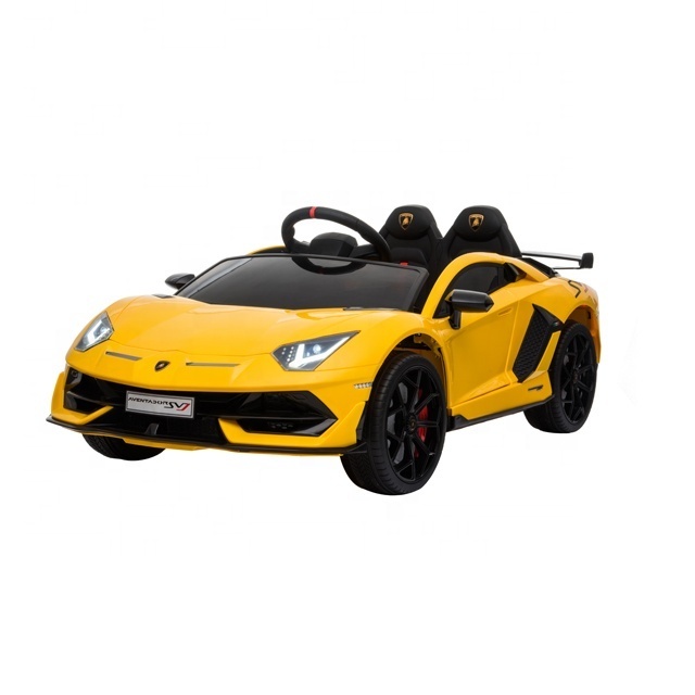 Licensed cool kids luxury cars lamborghini kids electric car two seater children electric cars toys