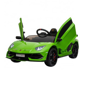 most popular cool luxury lamborghini two seats kids electric car sport car ride on car for kids to drive