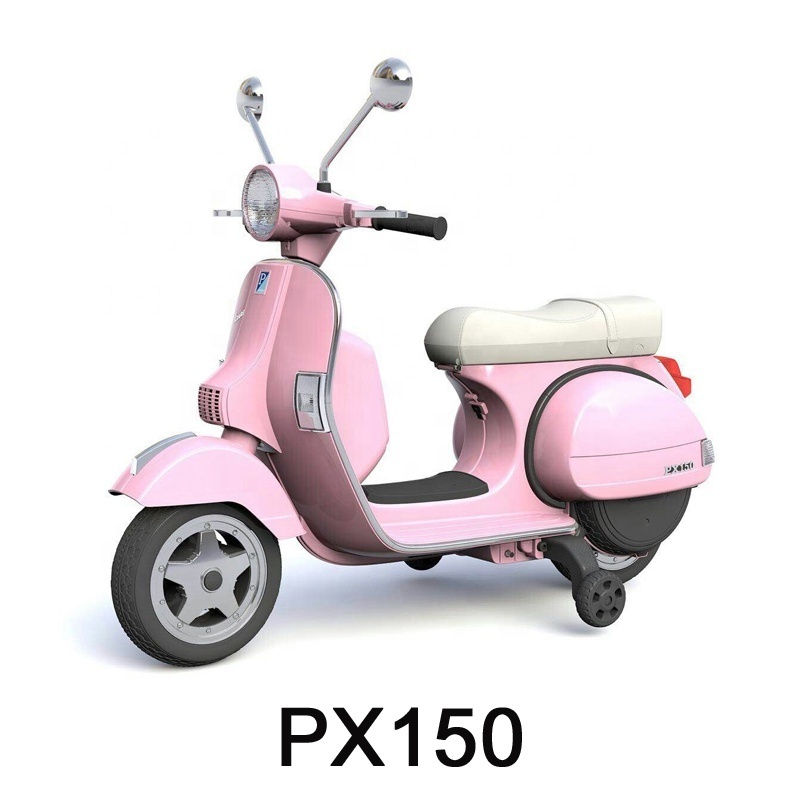 Licensed VESPA PX150 kids electric motorcycle ride on toy children motorbikes