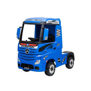 2021 Licensed Mercedes Benz Actros ride on truck toy powered battery cars kids drive