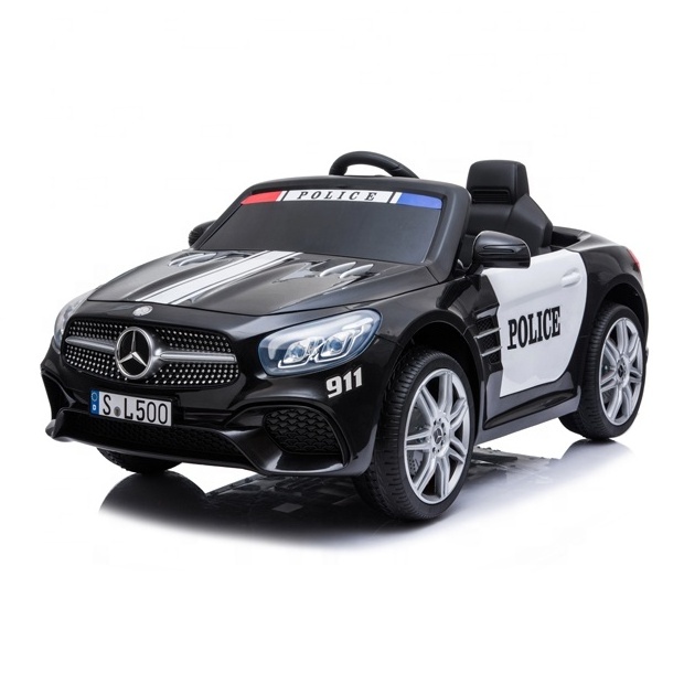 Licensed Mercedes Benz police toys electric cars for kids electric car ride on police car for kids to drive