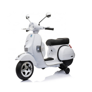 Licensed VESPA PX150 kids electric motorcycle ride on toy children motorbikes