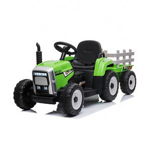 Kids pedal tractors ride on car electric tractor for kids ride with bucket kids ride on truck with trailer