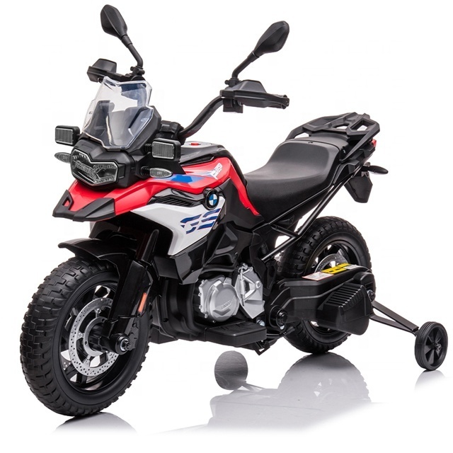 Licensed BMW F850 GS 12v children police cars kids motorcycle electric ride on car toy 2022