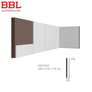 BBL polystyrene ECO friendly 2890*9*176 mm white shiplap wood wall paneling