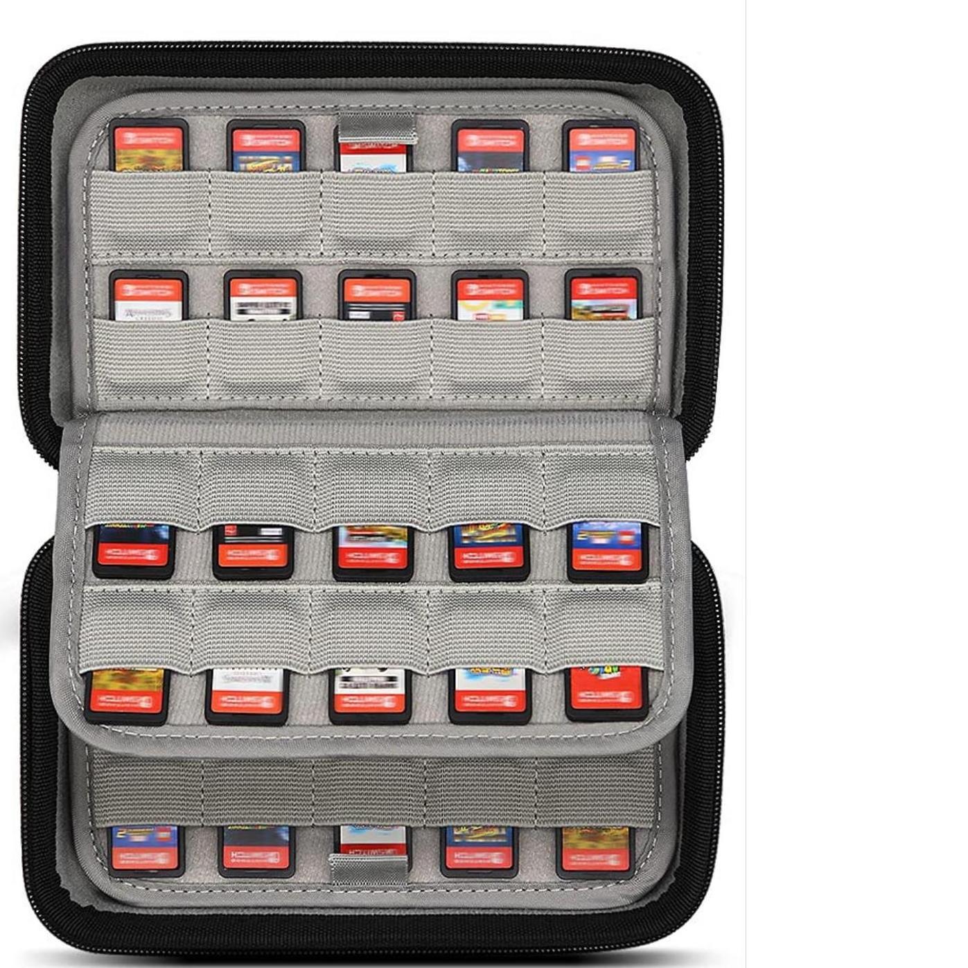 for for Nintendo Switch Cartridge Case with 80 Game Card Slots Switch Card storage Case Hard Shell