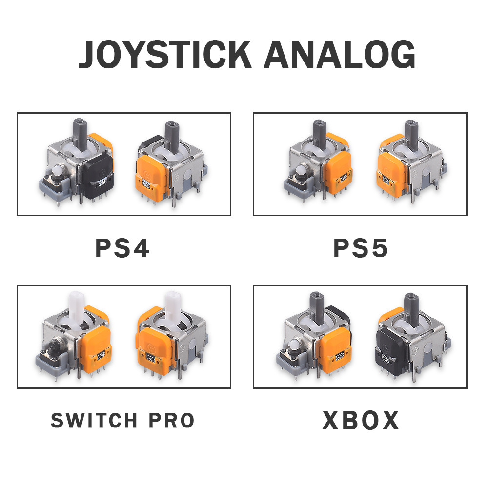 Hall Effect 3D Analog Sensor Joystick Module Replacement for Sony PS5 /PS4/NS SWITCH/XBOX Analog Sensor Potentiometer