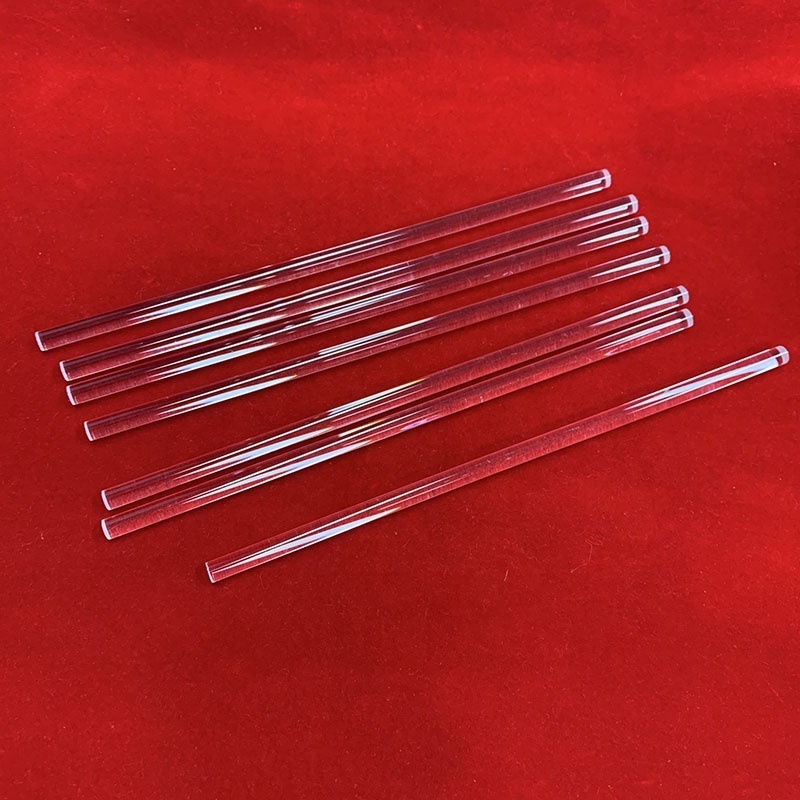 High purity Silica clear quartz glass rod /optical quartz fiber