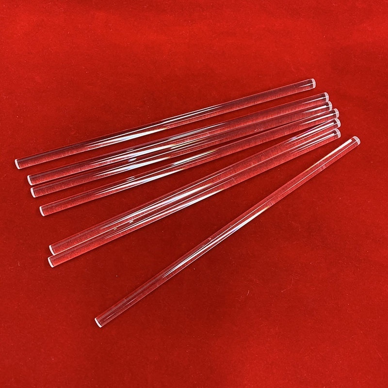 High purity Silica clear quartz glass rod /optical quartz fiber