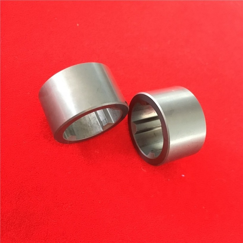 Customize high hardness silicon carbide ceramic bushing sic sleeve