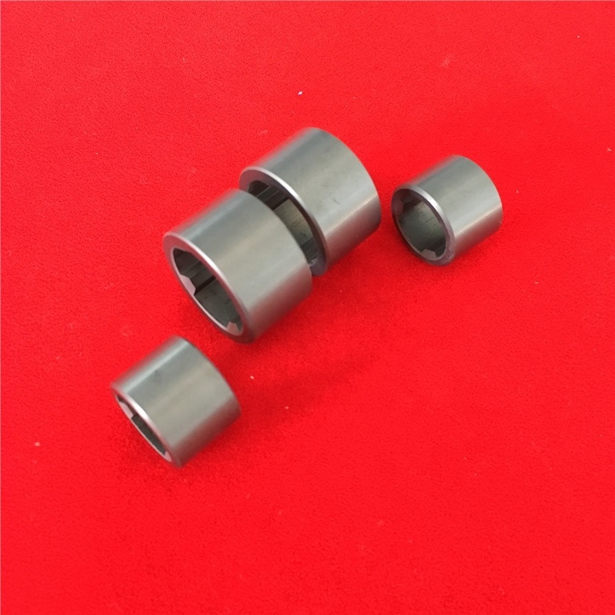 Customize high hardness silicon carbide ceramic bushing sic sleeve