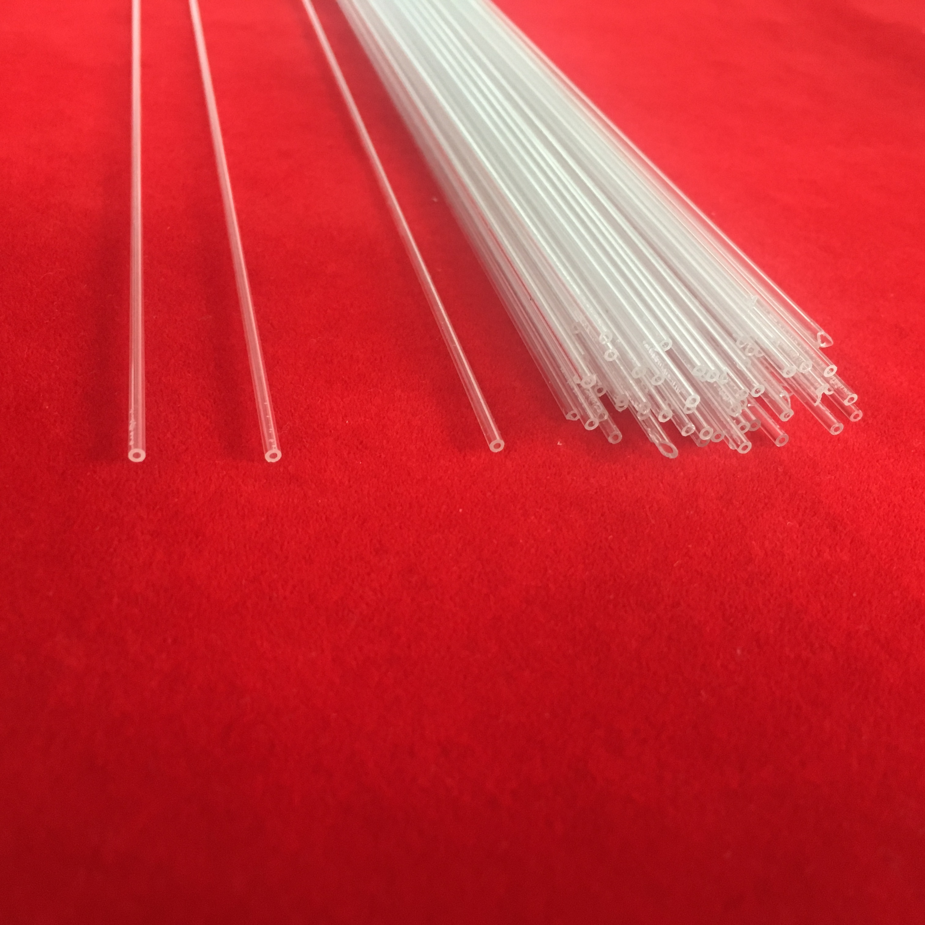 transparent quartz glass capillary tube outside diameter small size glass pipe