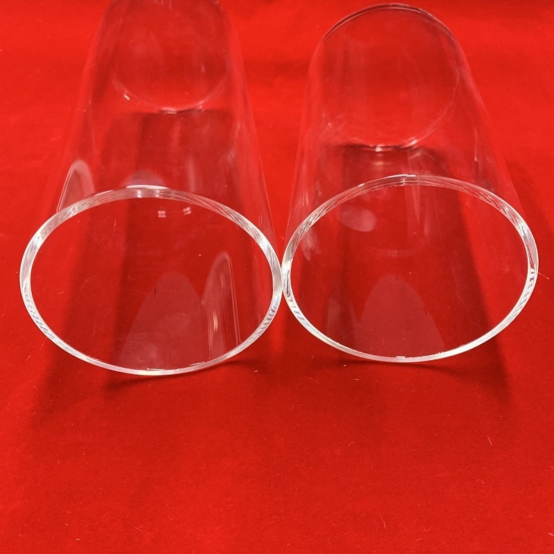 High Quality Clear Quartz Tube Glass One Side Closed Furnace Glass Pipe