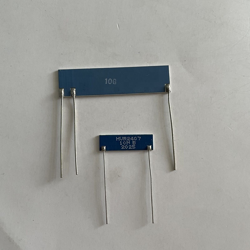 Low values of high voltage HVR 30 HVR 40 HVR 50 resistors in thick film