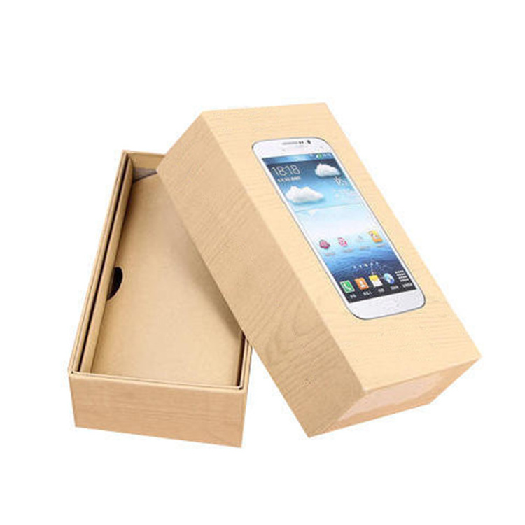 Customized Design Shipping Gift Packaging Corrugated Cardboard Kraft Paper Boxes For Laptop Cell Mobile Phone Earphone Case