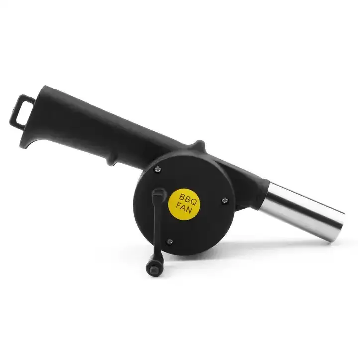 BQ-3618 Outdoor Camping Hand Crank Bbq Blower Barbecue Fan Barbecue Table Exhaust Fan