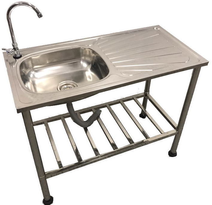 Stainless steel sink/ kitchen sink/single and double trough pool with simple sink with bracket