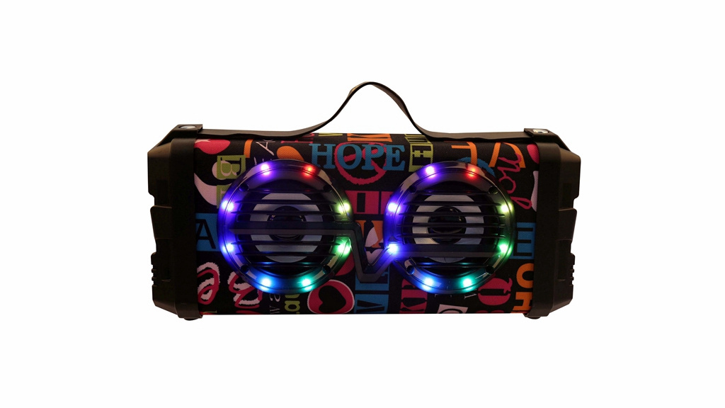 Bluetooth Speaker Portable Outdoor speaker Wireless with SD Microphone USB FM Loud speaker BoomBox Graffiti