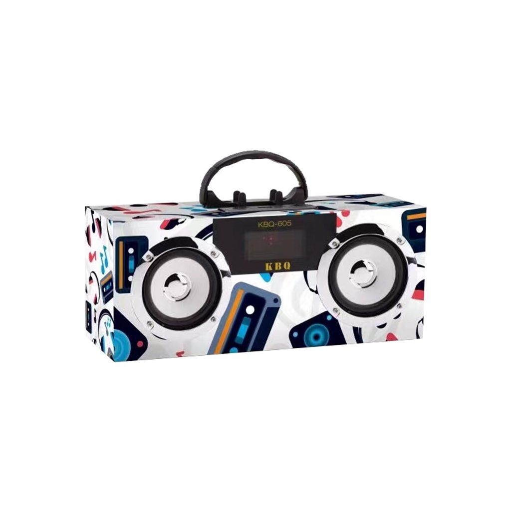 Portable Bluetooth Speaker Wooden sound box speaker 10W with AUX USB SD ...
