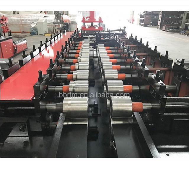 Storage Good Shelf Making Machine Supermarket Shelf Roll Forming Machine Manufacturers Upright Rack Column Roll Forming Machine