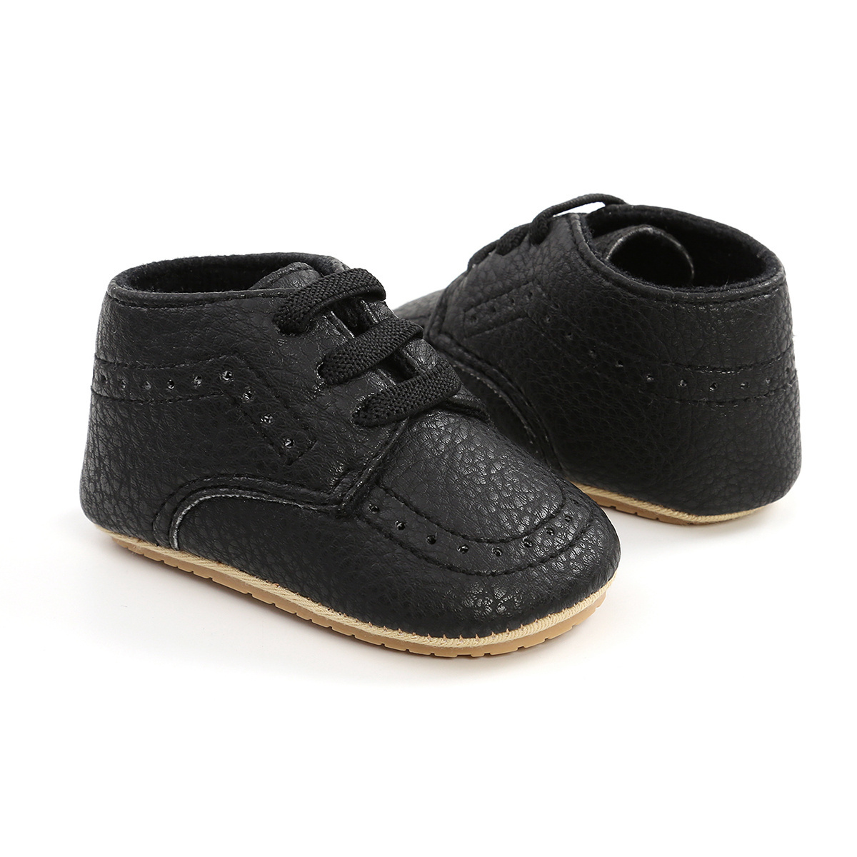 New arrival Leather Upper Walking Shoes Baby Boy Dress Shoes Oxford  Rubber Soft Sole Baby Casual Shoes